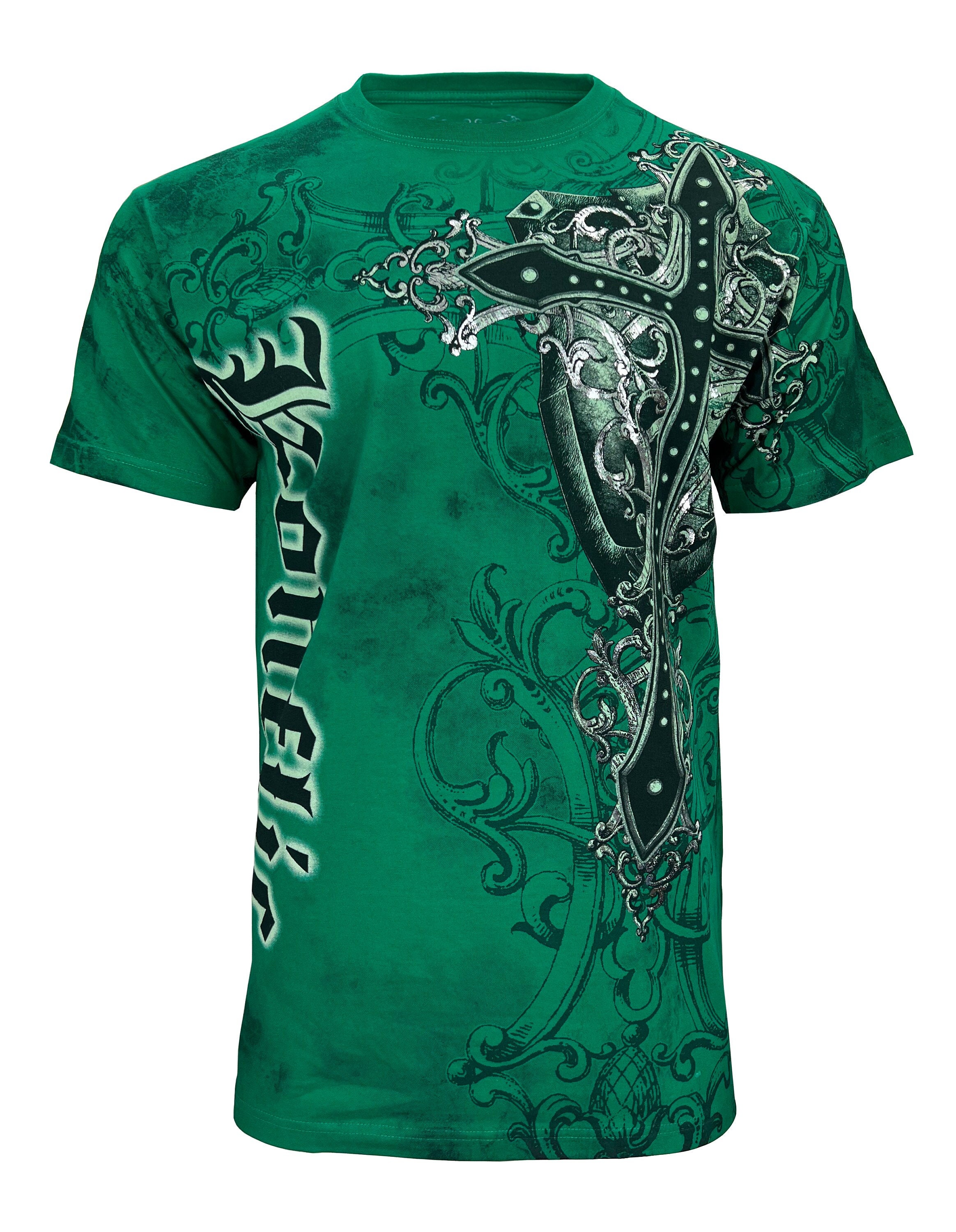 洋楽 KONFLIC WORLD Konflic Triple Fleur De Lis T-Shirt (Red) – Bewild
