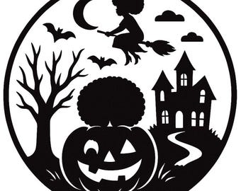 Halloween PNG bundle for laser engraving and graphic design