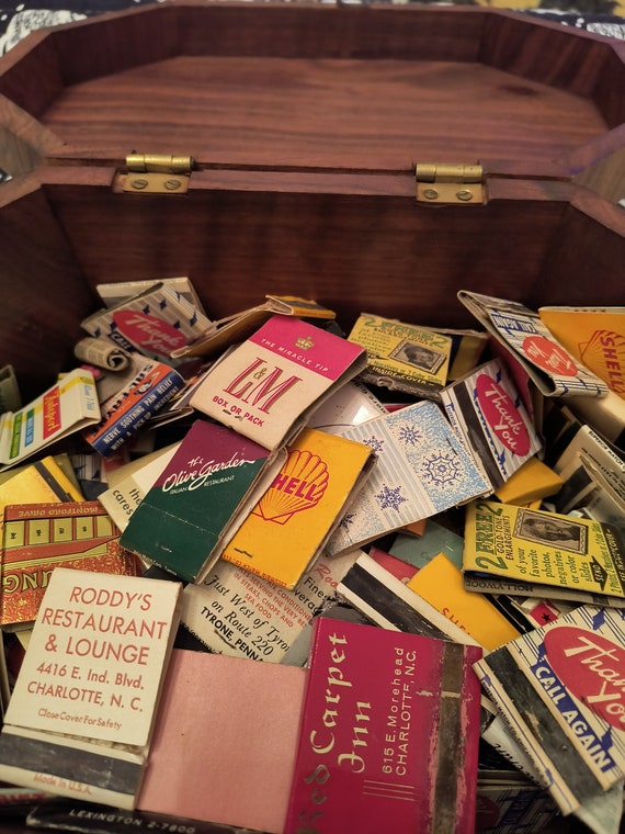 Large lot of various vintage matches from the 1950s to the 1980s