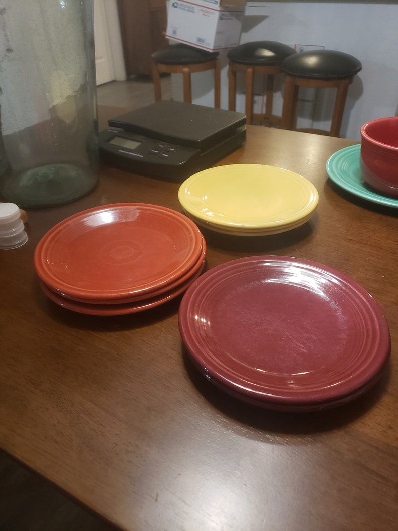 Pick Your Fiestaware Salad Plate Mix and Match Sunflower Etsy