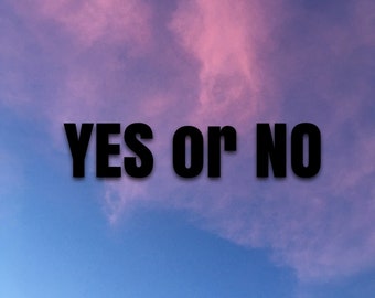 YES/NO questions answered same day!