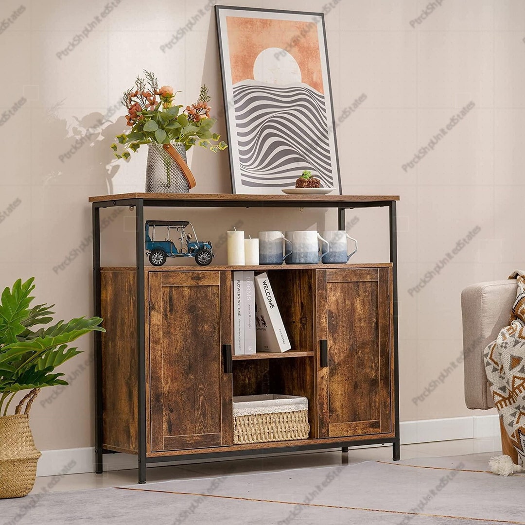 Door Accent Cabinet Living Room Cabinet Adjustable Cabinet - Etsy