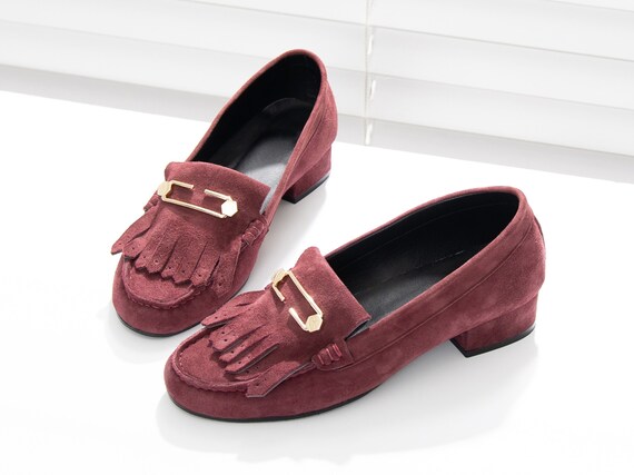 Wine shop loafers womens