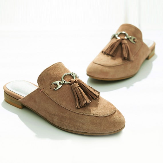 Womens slide hotsell on loafers