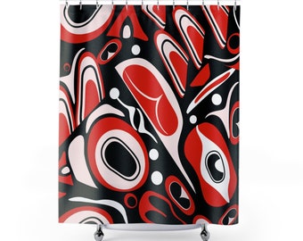 Shower Curtains Abstract Native American pattern