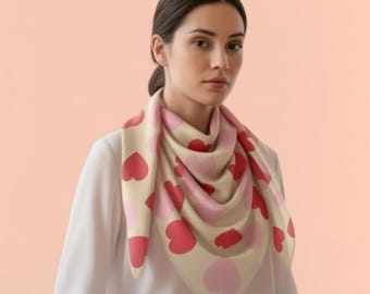 Personalized Silk Scarf – Your Custom Design, Handmade Keepsake