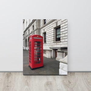 London Phone Booth Canvas