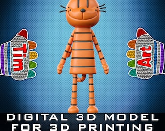 Petey 3D Stl Dog Man