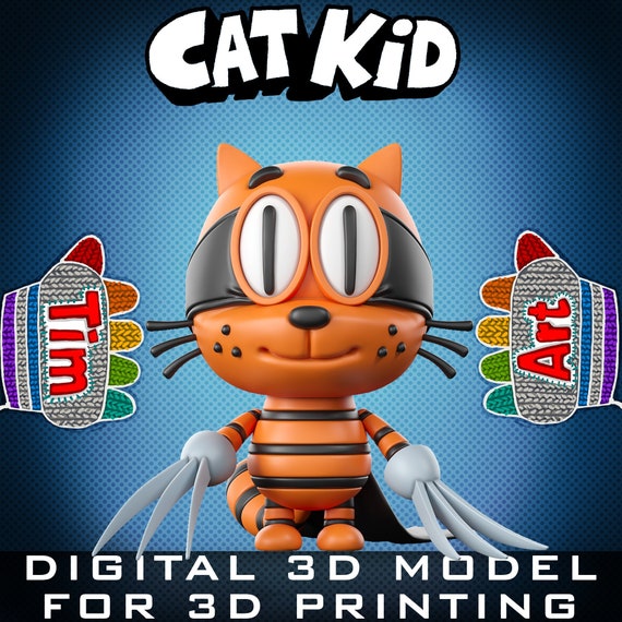 Cat Kid 3D Stl Dog Man - Etsy