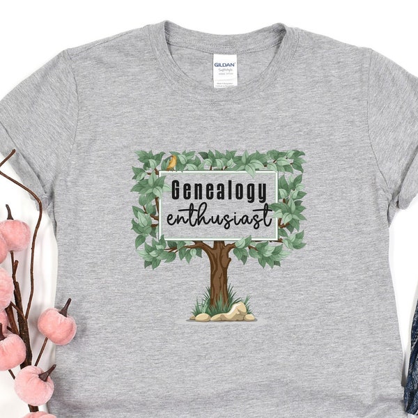 Genealogy Enthusiast Shirt, My Family Tree Shirt, Genealogy Shirt, Genealogy Gift, Genealogist Tee, Funny Genealogist Gift, Funny T-Shirt