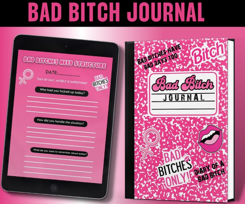 Bad Bitch Journal, Digital Planner, iPad Planner, 2025 Planner, Baddie ...