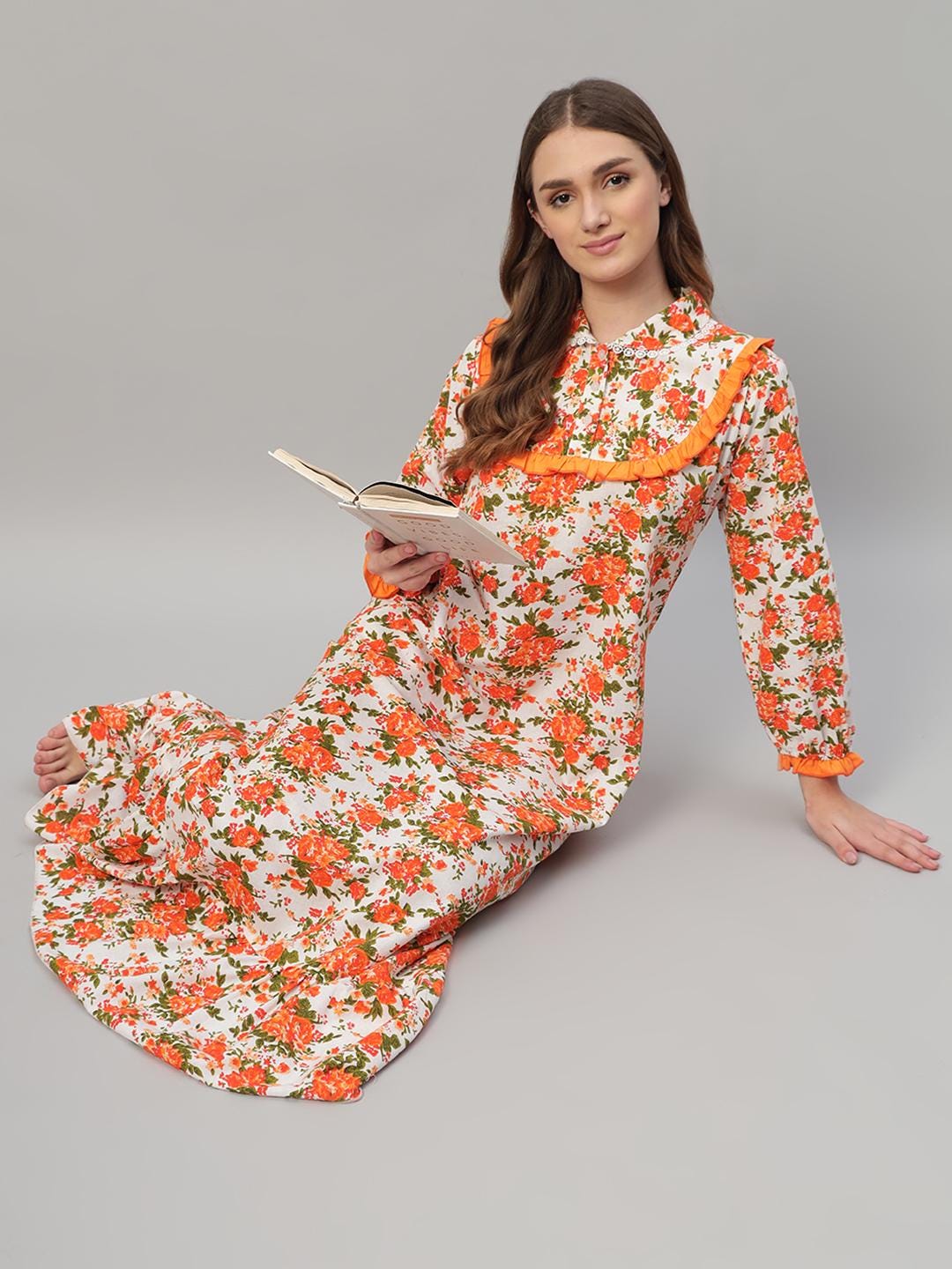 ankle length night dress Nightie vt::Dresses::Style::Casual 90s Gunne Sax Black Size:XLP