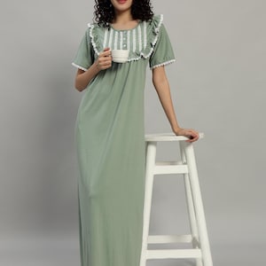 Camicia da notte occhi verdi - Etsy Italia