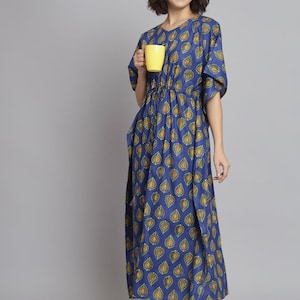 indian cotton maxi night dress Indian Nighty