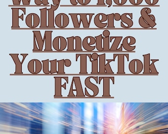 TikTok Monetization Blueprint – Creator Tips, Quiet Income (PDF Download)