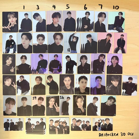 Restocked 30 Oct - OFFICIAL SEVENTEEN Follow Again Trading Cards