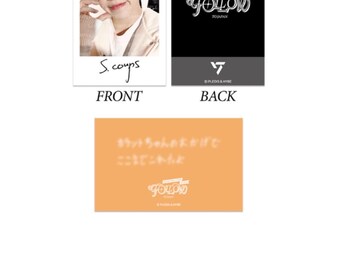 OFFICIAL SEVENTEEN Follow Again to Japan Instant Photo Sticker