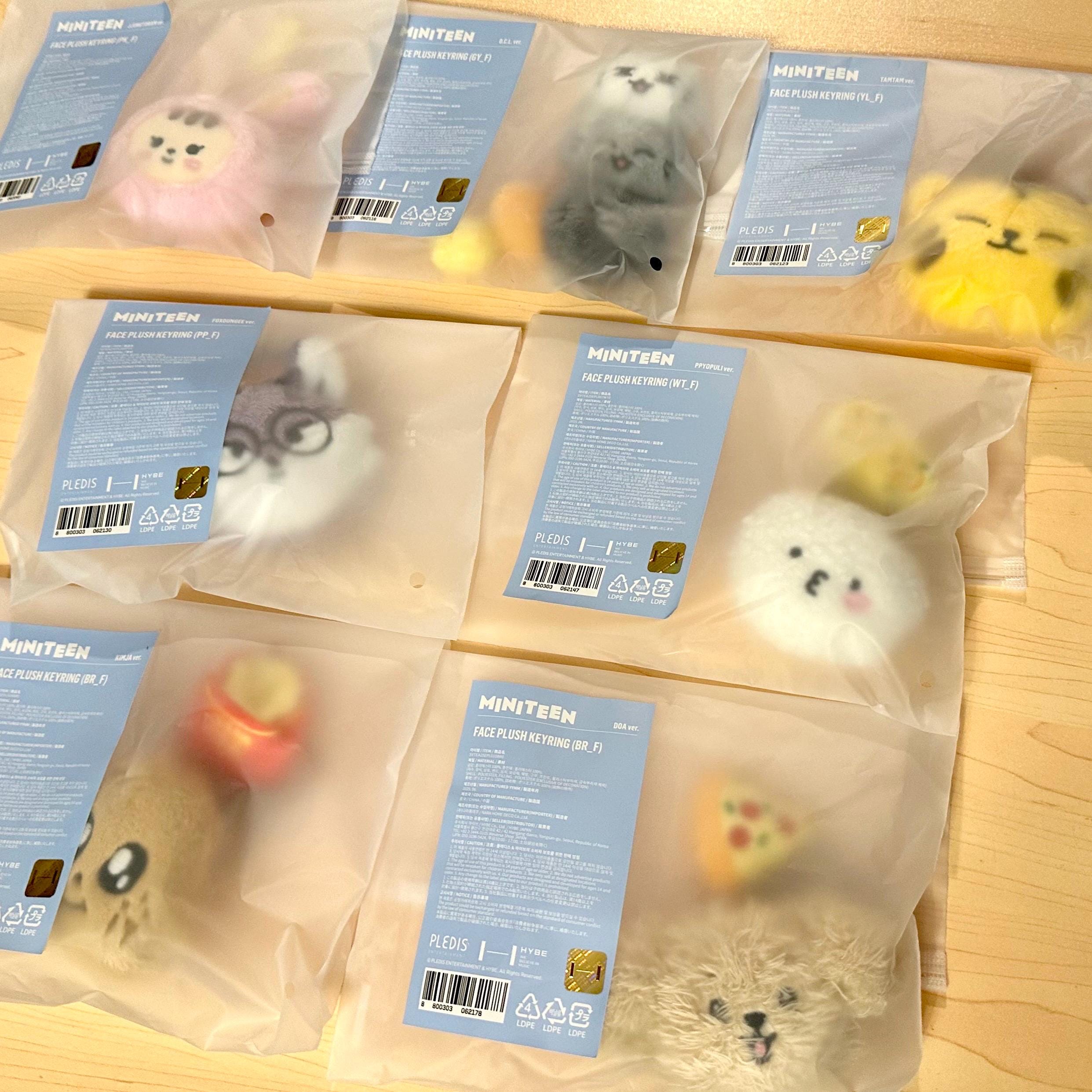 MINITEEN FACE PLUSH KEYRING ミンギュ OFFICIAL SEVENTEEN Miniteen Face Plush Keyring - Etsy