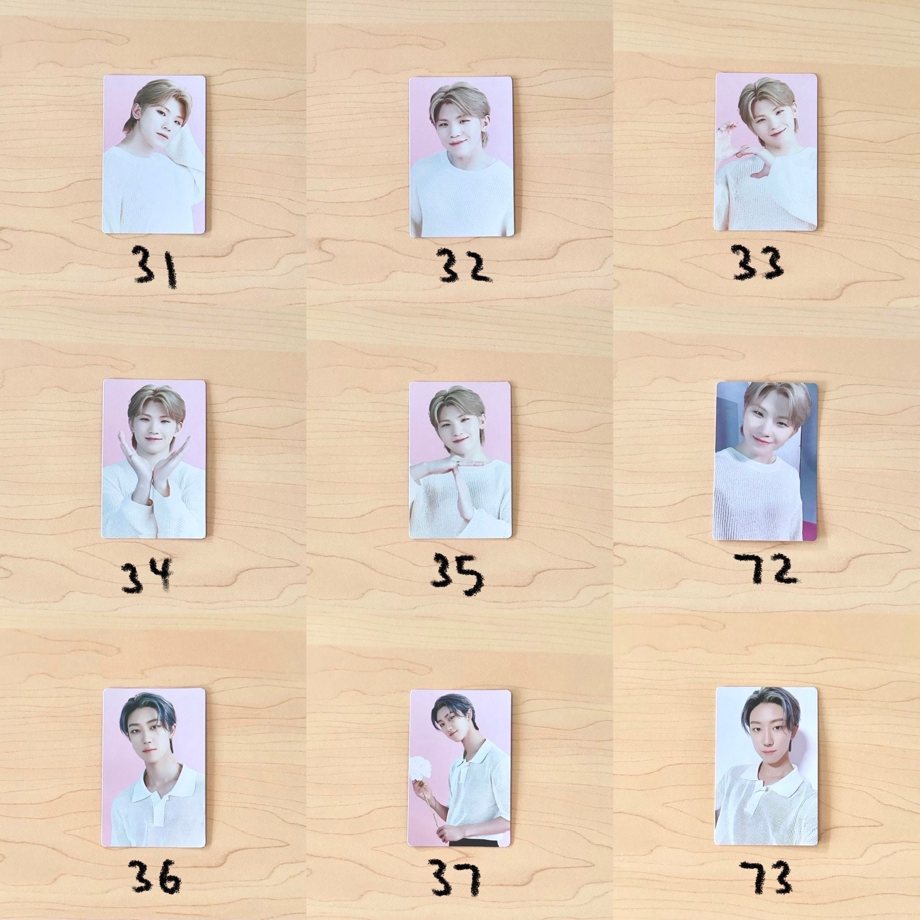 OFFICIAL SEVENTEEN Cafe in Seoul Trading Cards Photocard PC