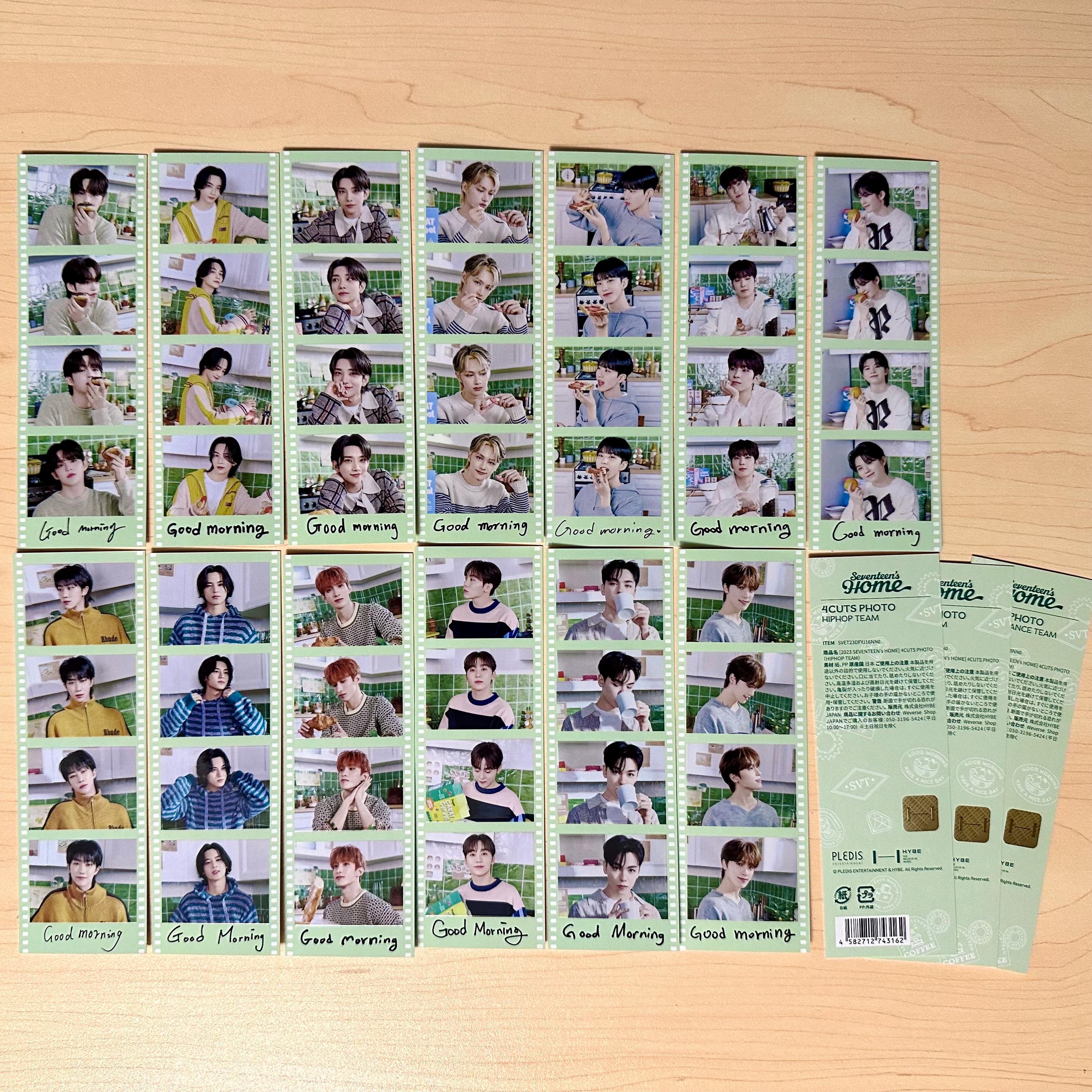 OFFICIAL SEVENTEEN 2023 Seventeen's Home 4-cut Photos - Etsy