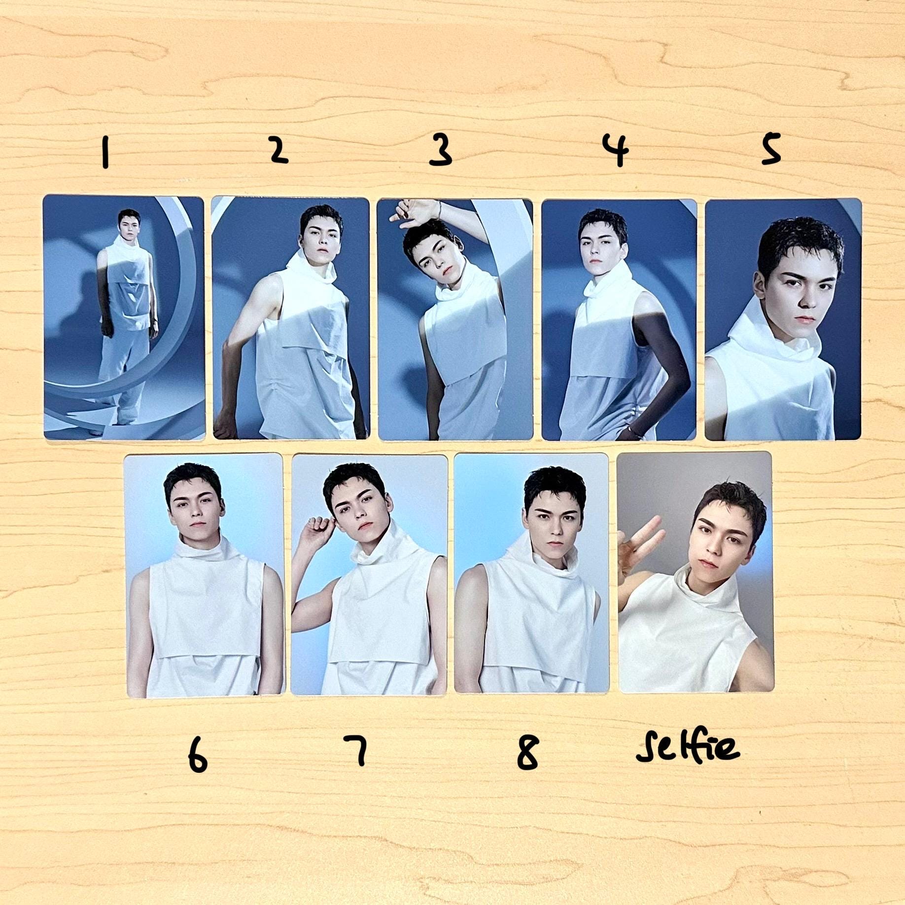 OFFICIAL SEVENTEEN New_ World Tour Trading Cards Photocard PC - Etsy