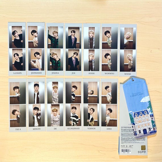 OFFICIAL SEVENTEEN 2024 Carat Land 2-cut Photos - Etsy