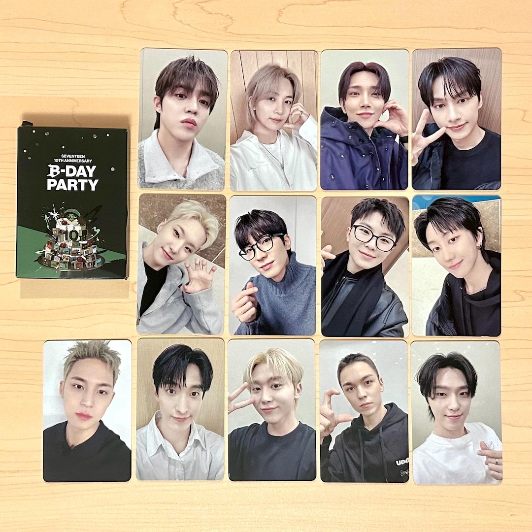 OFFICIAL Seventeen 10th Anniversary B-DAY PARTY Stamp Rally