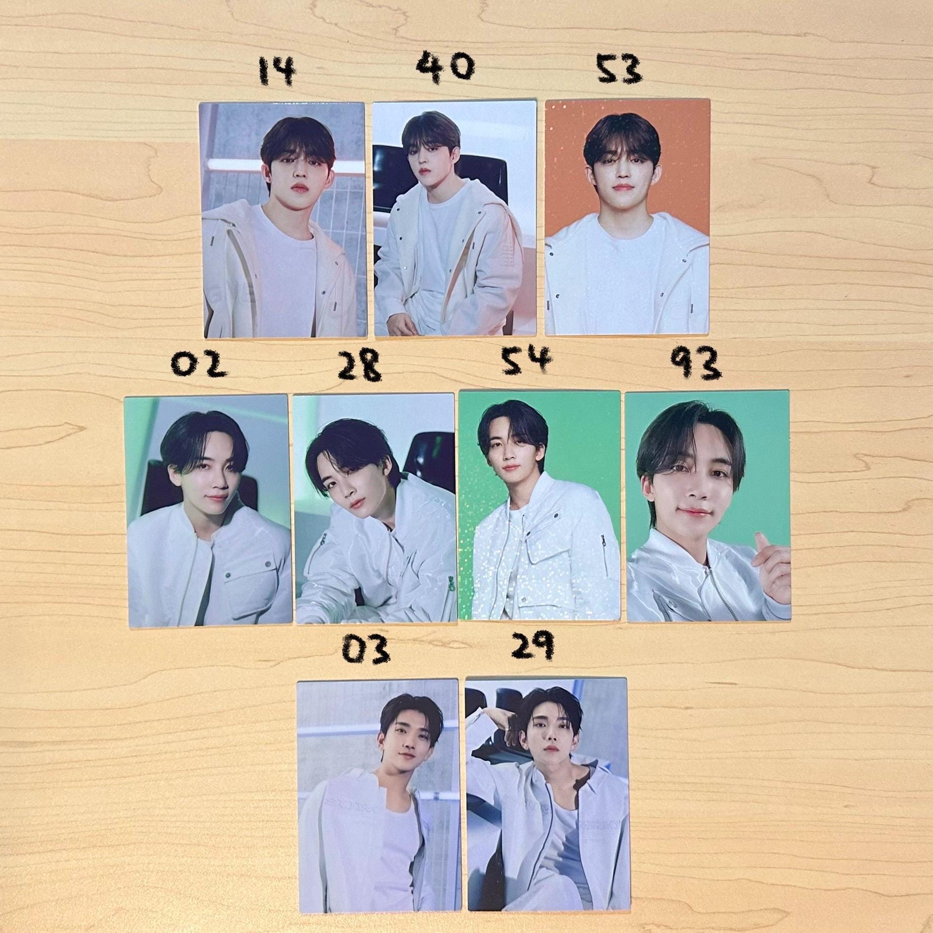タレントカード SEVENTEEN FOLLOW AGAIN TRADING CARD 5SET OFFICIAL SEVENTEEN Follow Again to Japan Trading Cards Photocard