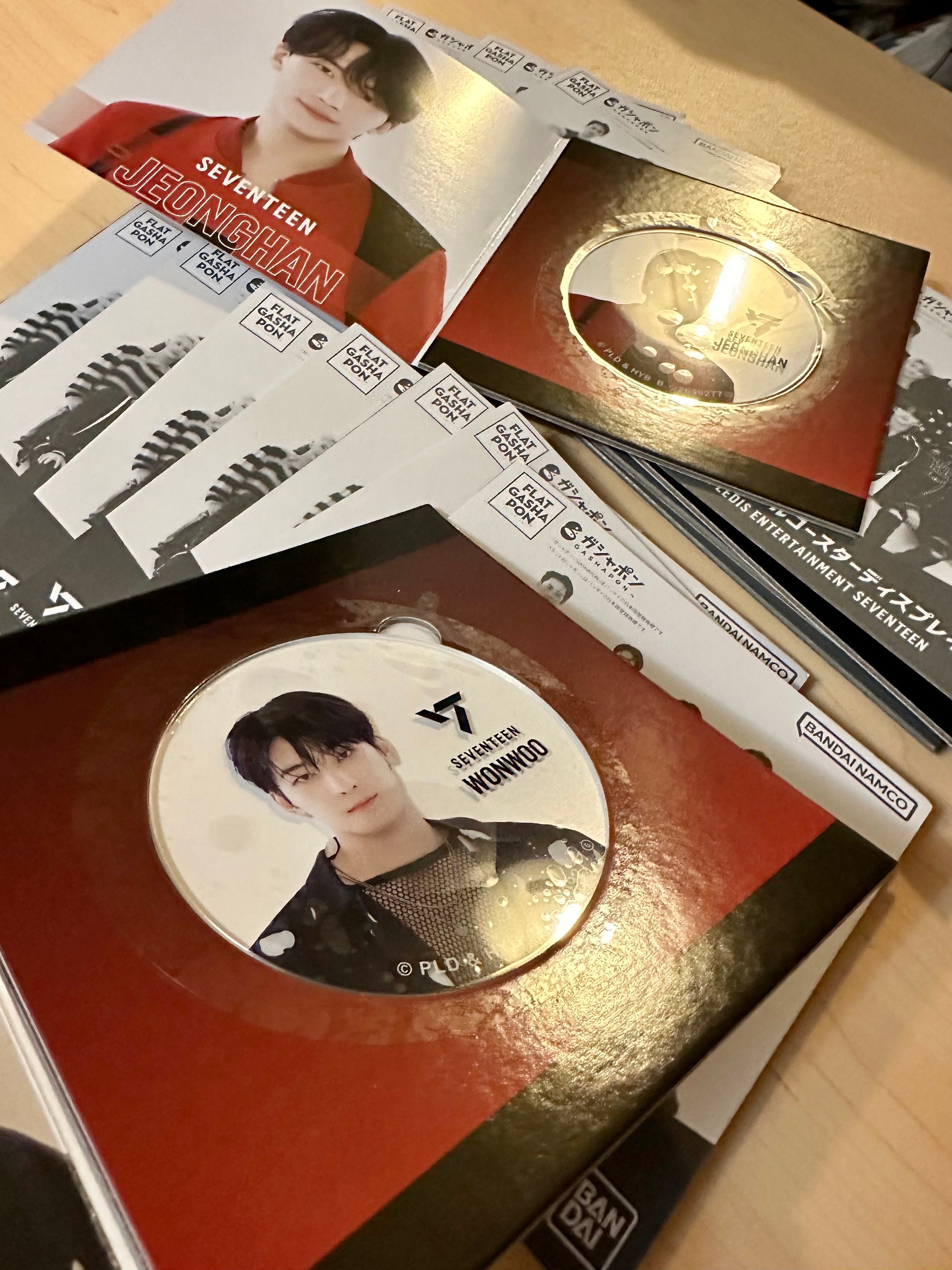 OFFICIAL SEVENTEEN X BANDAI Gashapon Japan Acrylic Coasters - Etsy