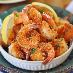 Crunchy Fried Shrimp Recipe | Crispy Coated Shrimp | Easy Seafood Appetizer | Party Snack | PDF Digital Download | Quick Dinner Recipe