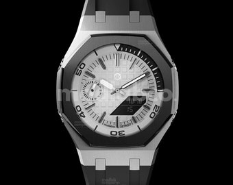 Casioak Customized Watch by [modlab company] - Bespoke Series - Men's Analog-Digital Watch