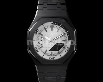 Casioak Customized Watch by [modlab company] - Bespoke Series - Men's Analog-Digital Watch