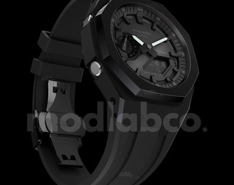 Casio G Shock - Digital -200M Wr- Black With Tin - Etsy