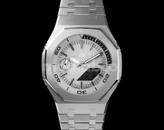 Casioak Customized Watch by [modlab company] - Bespoke Series - Men's Analog-Digital Watch