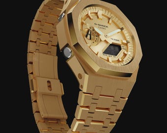 modlab company [CLASSIC Series] G-Shock GA2100 model -Full Gold-Tone Design watch - 113
