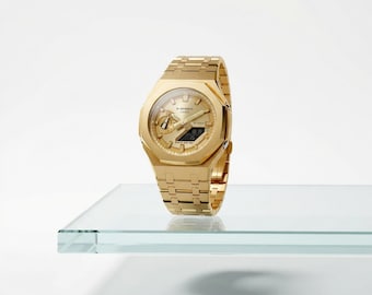 modlab company [CLASSIC Series] G-Shock GA2100 model -Full Gold-Tone Design watch - 113