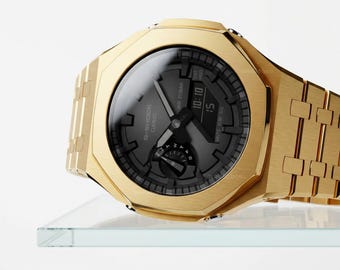modlab company [CLASSIC Series] G-Shock GA2100 model -Full Gold-Tone Design watch - 111