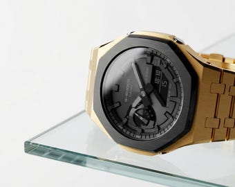 modlab company [CLASSIC Series] G-Shock GA2100 model -Gold and Black [MLC 109]