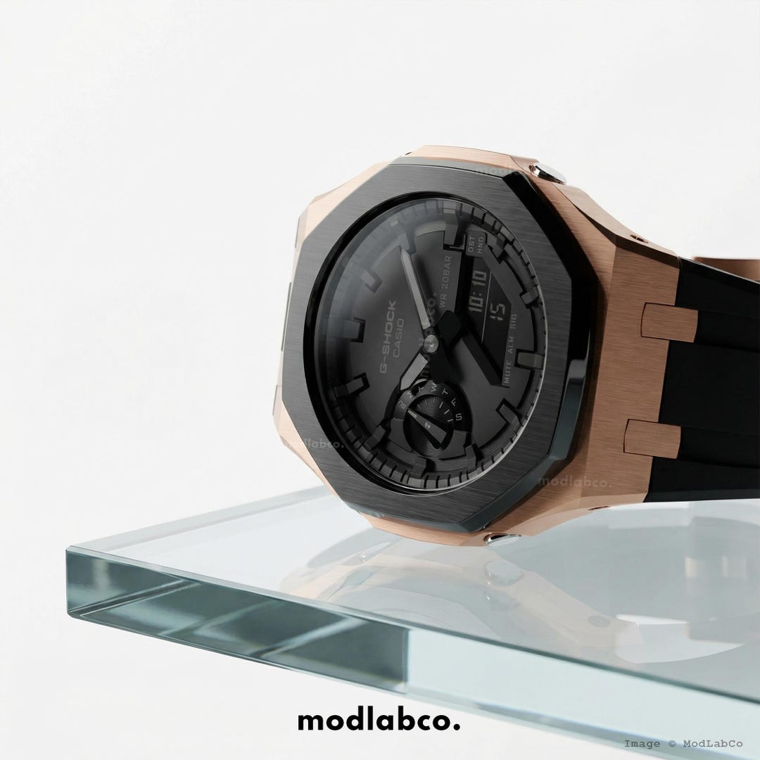 Modlab Company [CLASSIC Series] Octagonal - Rose Gold / Black - [MLC ...