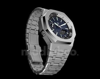 Casioak Customized Watch by [modlab company] - Bespoke Series - Men's Analog-Digital Watch