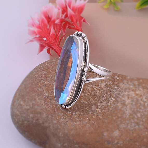 Angel aura quartz engagement ring best sale