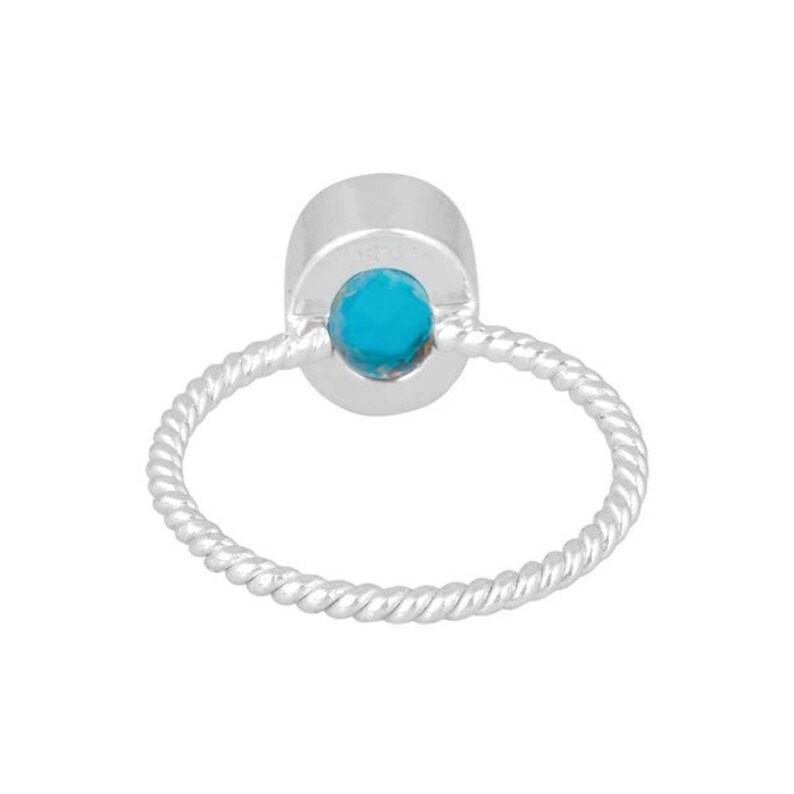 Auora Quartz Rings, Angel Aura Quartz 925 Sterling Silver Handmade Ring For Women