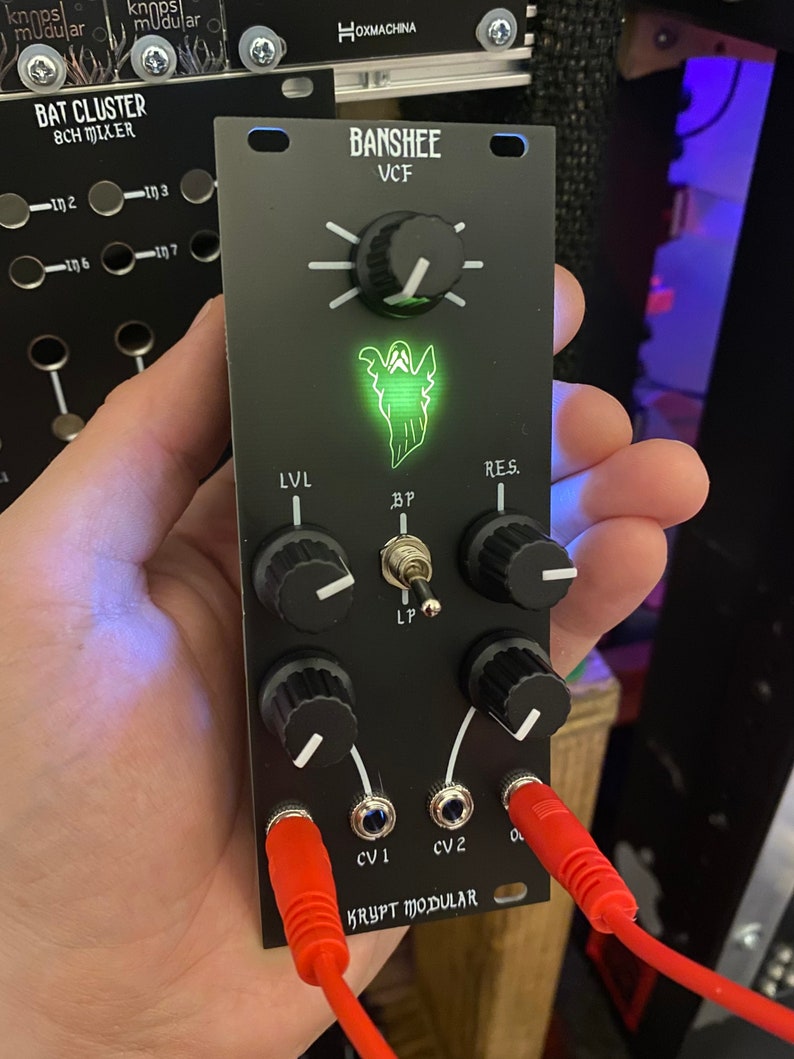 Krypt Modular | Banshee - 10HP Polivoks Style VCF Module | Eurorack ...
