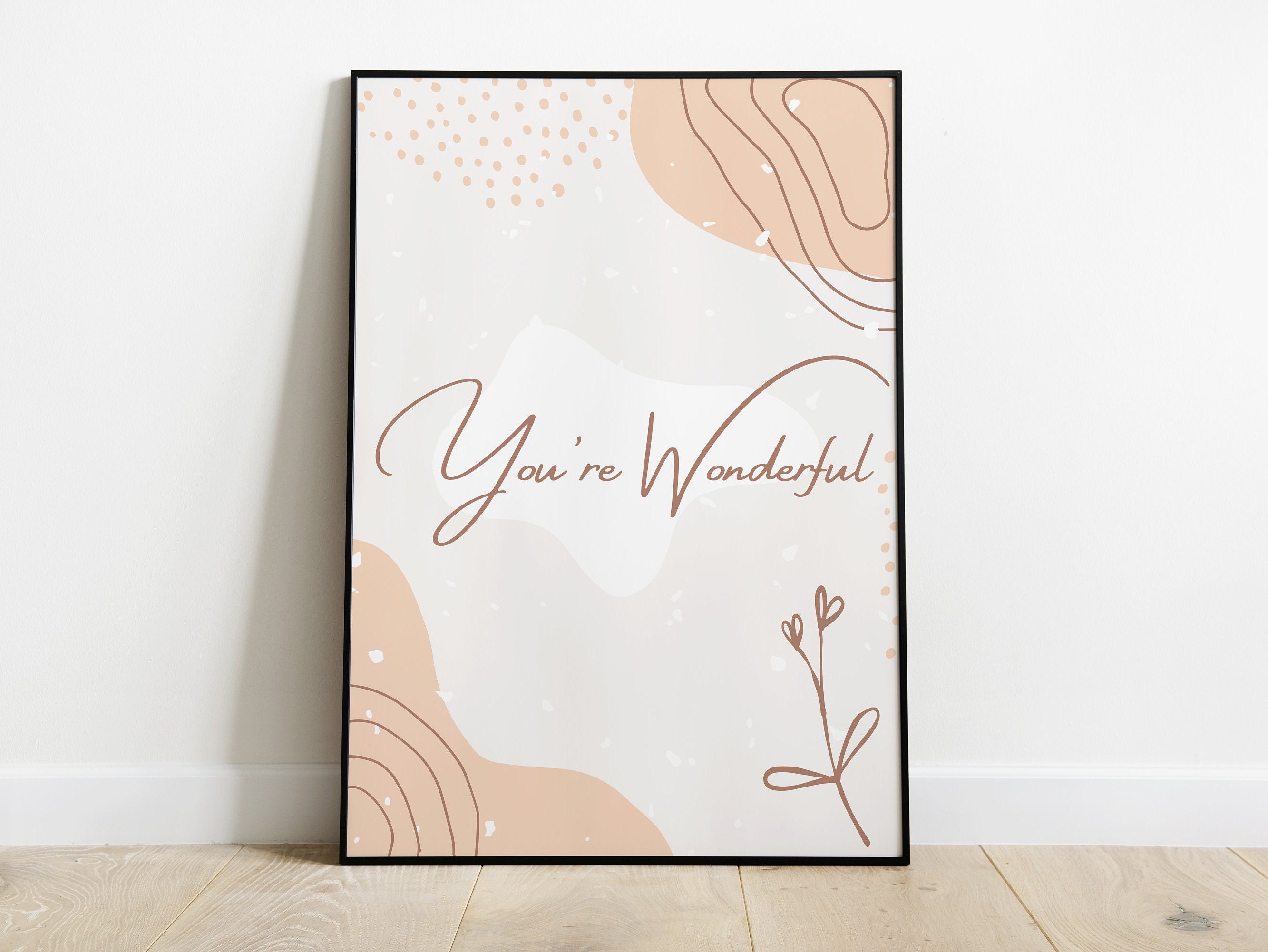 Printable Poster Digital Printable Poster Motivation Wall Decor Wall