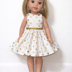 Gold Polka Dot Dress - Etsy Gold Polka Dot Dress - Etsy