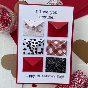 Mini carte enveloppe faite main carte d'anniversaire faite main pour elle carte pour lui mini enveloppes notes mignonnes mini carte enveloppe mignonne pour anniversaire