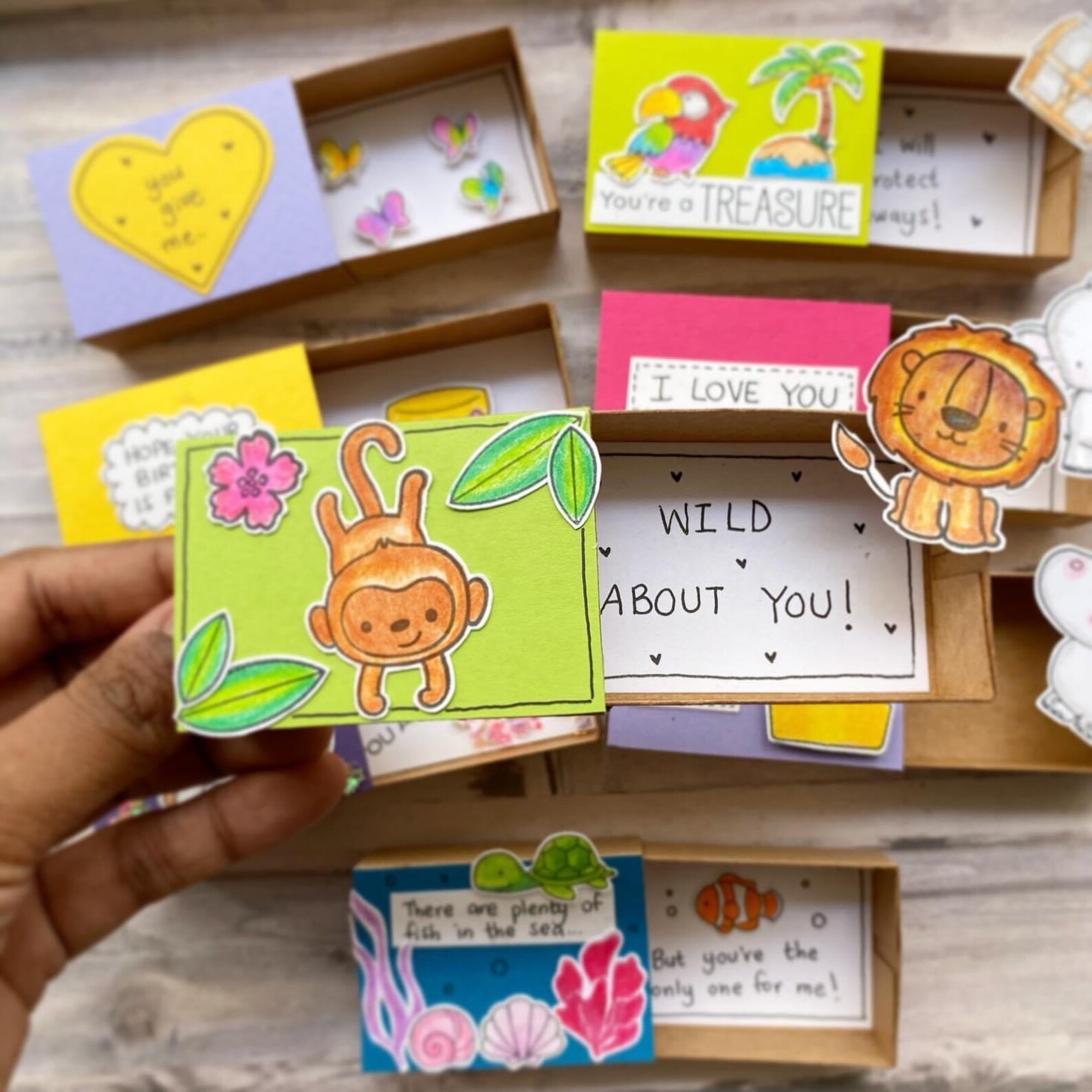 Handmade Cute Match Box Crafts Cute Gifts for Him Cute Gifts for Her ...
