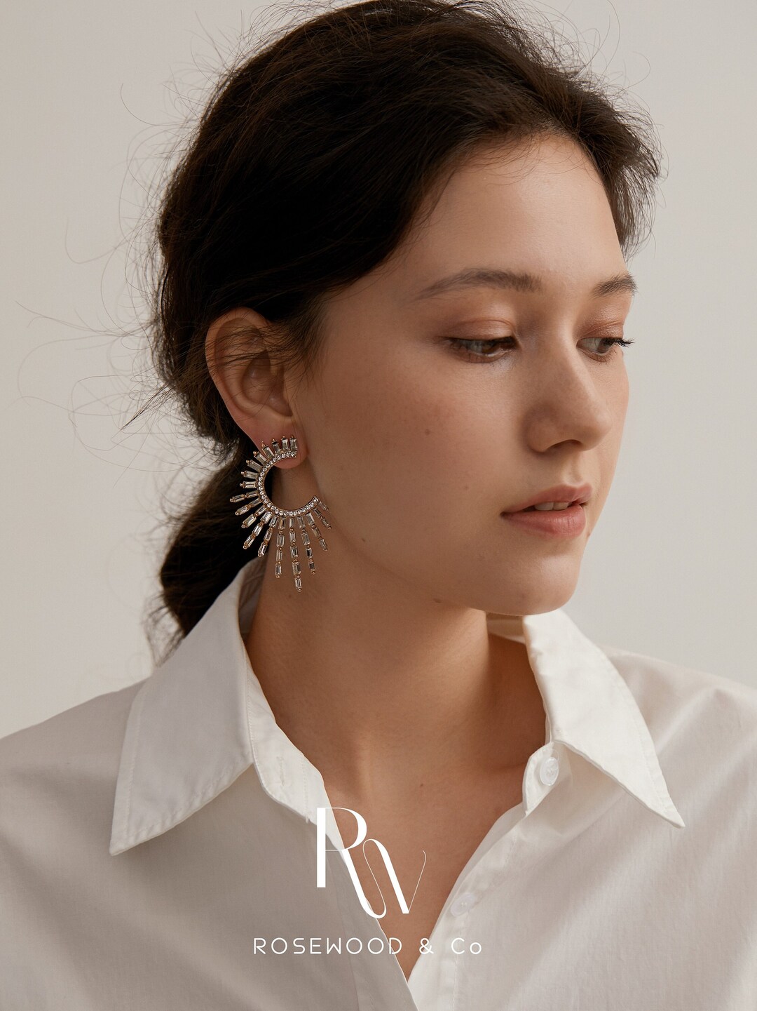 Gold Celestial Statement Earring, Sunburst Stud Earring, Chunky Sun