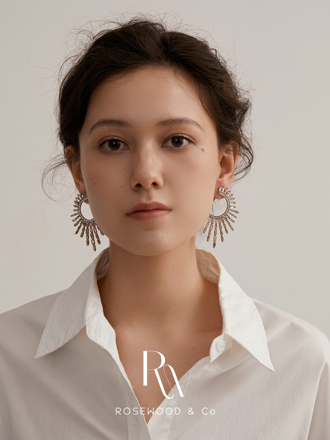 Gold Celestial Stud Earring, Metal Star Statement Earring, Chunky Sunburst Stud Earring, Sunbeam