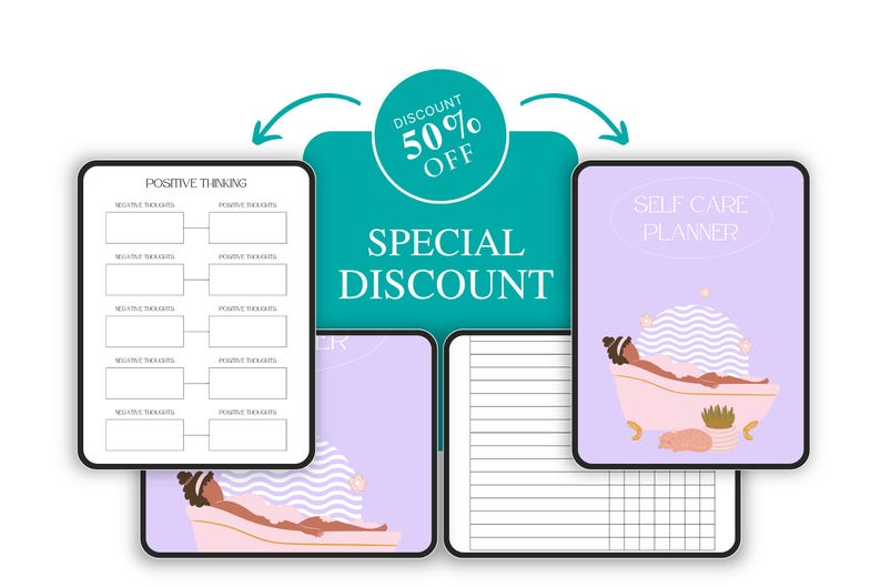 Complete Self Care Planner Printable - Daily, Weekly and Monthly ...